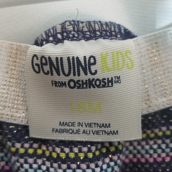 Genuine Kids Oshkosh Sparkle Tweed Skirt 18m - Picture 6 of 6
